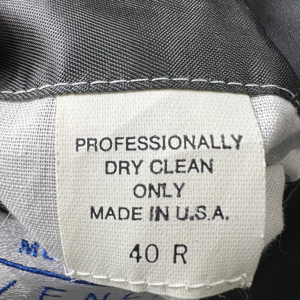 Vtg. Givenchy Monsieur Men's Houndstooth Blazer 40R‎ Wool Sport Coat Vintage USA - Picture 4 of 12